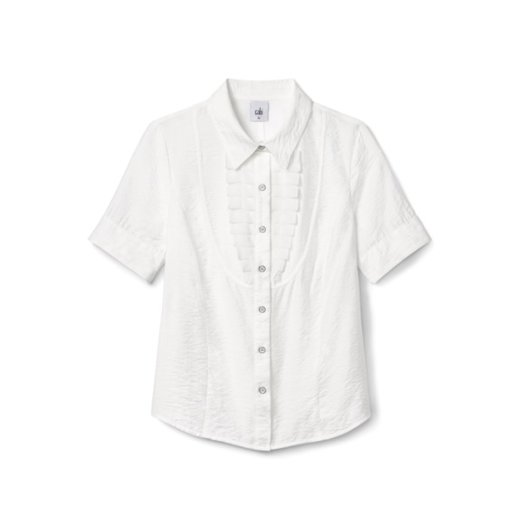 NWOT Tuxedo Top CAbi Medium Fall 24 Collection ￼ - Picture 2 of 9